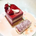 カシスのケーキ